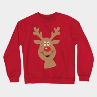 Happy Reindeer Crewneck Sweatshirt